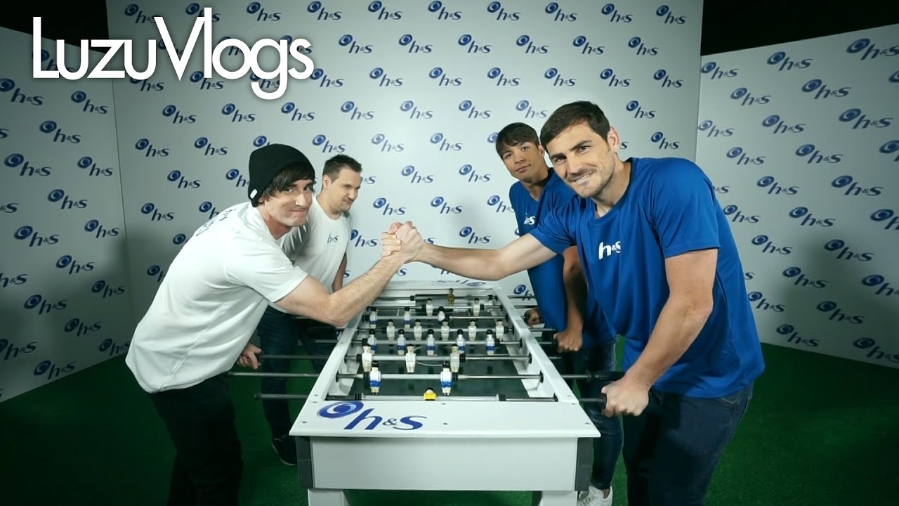ME ENFRENTO A CASILLAS en el #RetoHyS! con byAbeeL, Casillas y Oliver Torres - LuzuVlogs