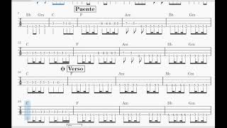 Vete Ya - Valentin Elizalde - Señor Kino - Bass Tabs
