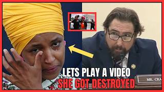 MAGA Eli Crane SHUTS UP Cocky Ilhan Omar, plays a video that makes her RUN FOR THE DOOR