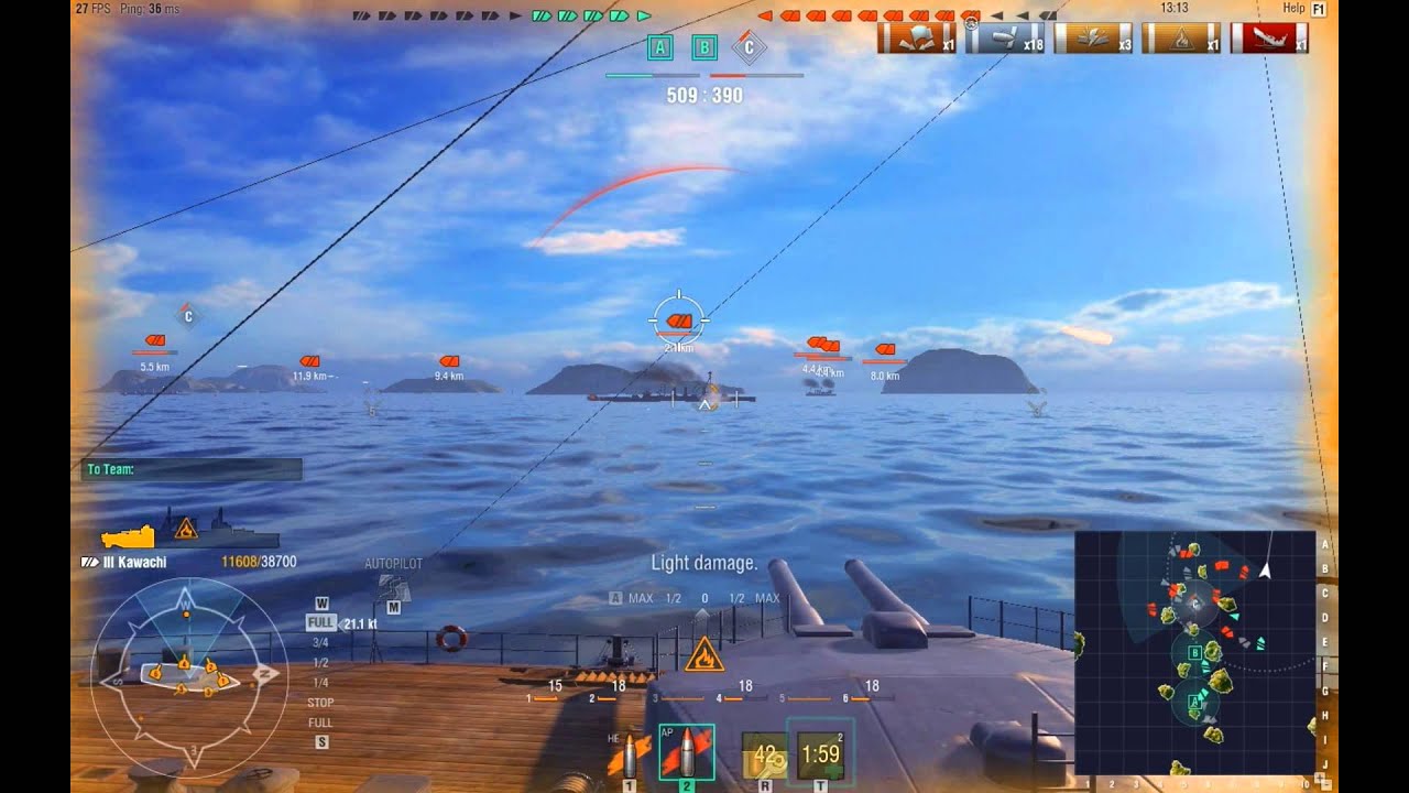 world of warships CBT Battleship impressions