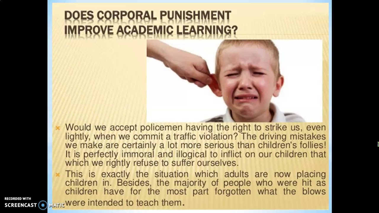 Education Punishment Youtube