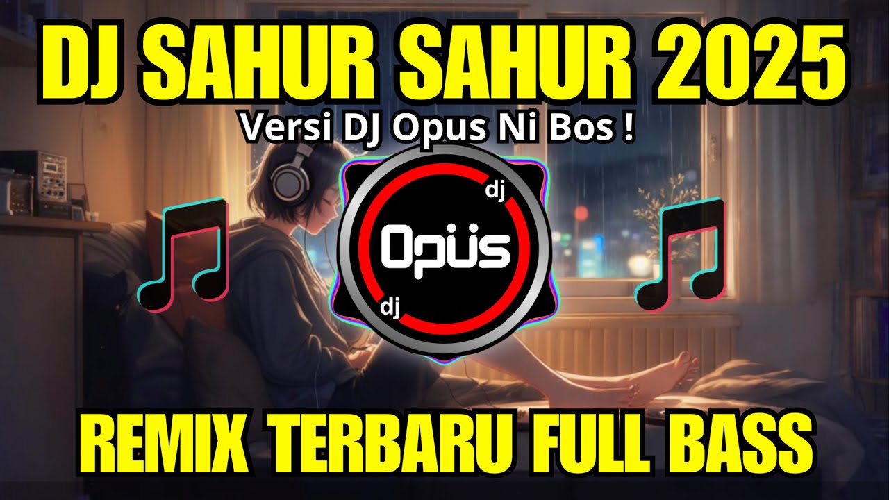 DJ SAHUR SAHUR 2025 LAGU REMIX TERBARU FULL BASS