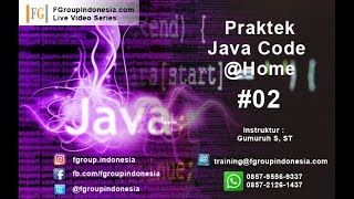 Praktek Java Code @Home sesi 2 (Intro OOP)