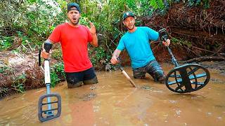 ACHAMOS MEU CELULAR PERDIDO NO RIO COM O DETECTOR DE METAL
