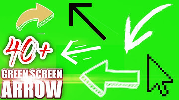 Green screen arrow (40+ green screen animation 4K + Free Download Link)
