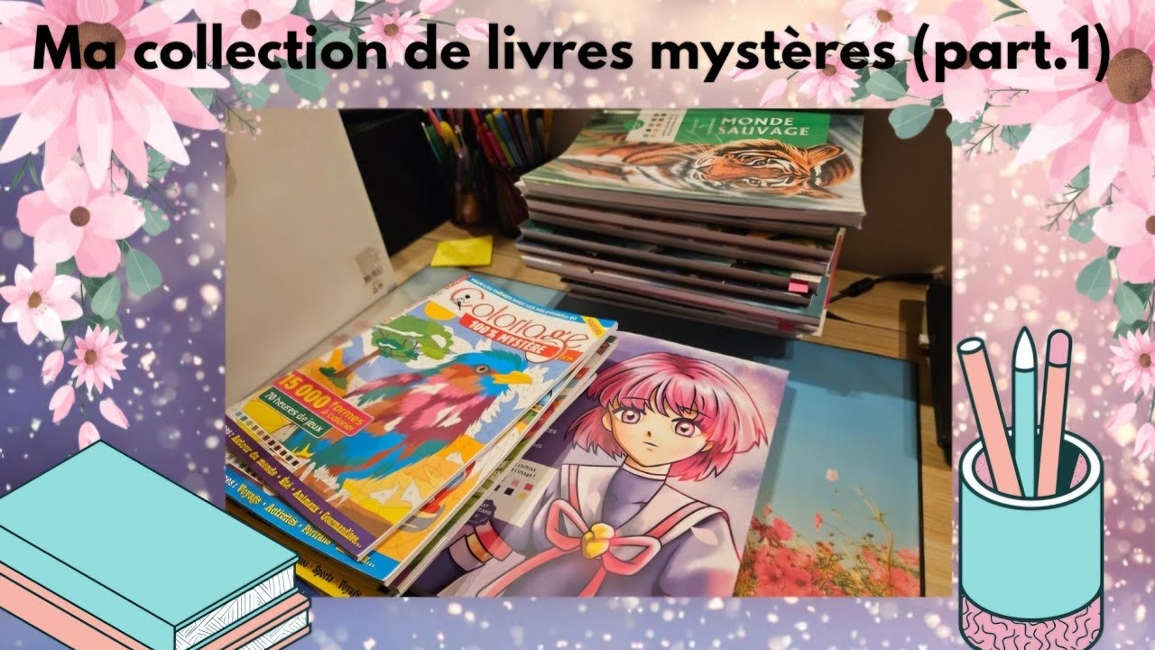 📚Ma collection de livres de coloriages mystères📚