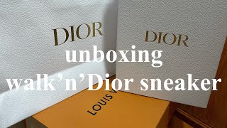 UNBOXING WALK N DIOR SNEAKER