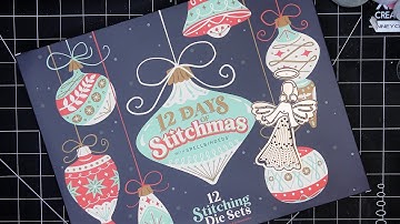 NEW! Spellbinders "12 Days of Stitchmas 2023" Advent Calendar! Spoiler Alert: Opening All Doors!