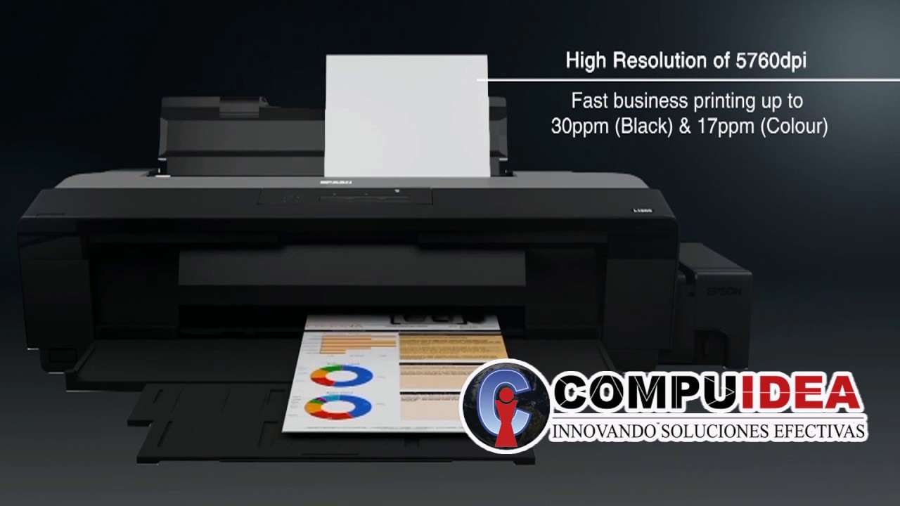 Epson L1300 la impresora formato hasta A3+ ideal para proyectos y diseños -  YouTube