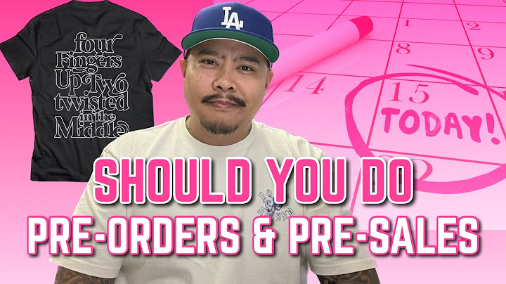 Starting A Clothing Brand With NO Money - Pre Orders