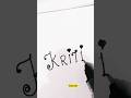 #Kriti## name writing style# k# se baby girl name #handwriting