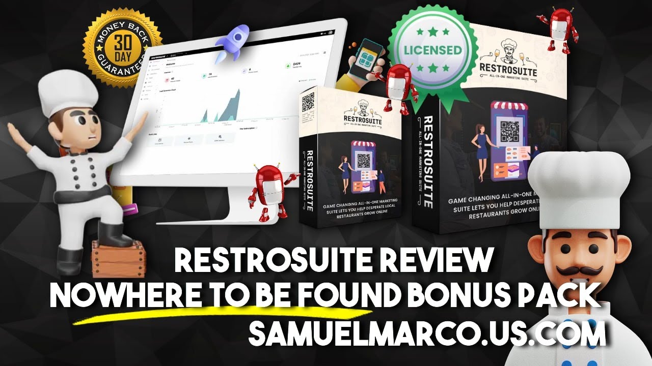 RestroSuite Review & Bonus Offer - Watch RestroSuite Review & Get NoWhere To Be Found Bonuses