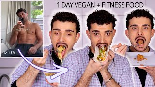 Eating like a Vegan Fitness Influencer for ONE DAY