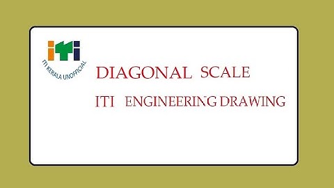 Diagonal scale explained with RF engineering drawing ITI malayalam audio