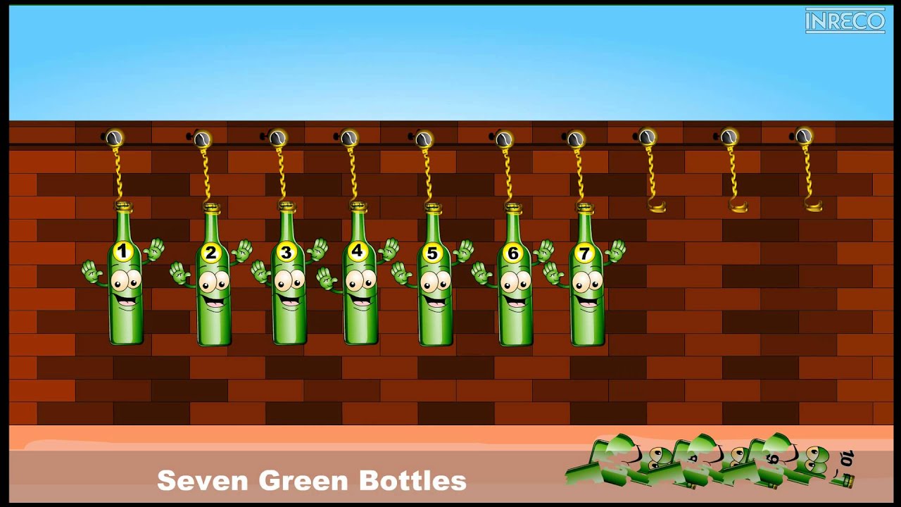 Nursery Rhymes | Ten Green Bottles | Sujatha | English Children Song