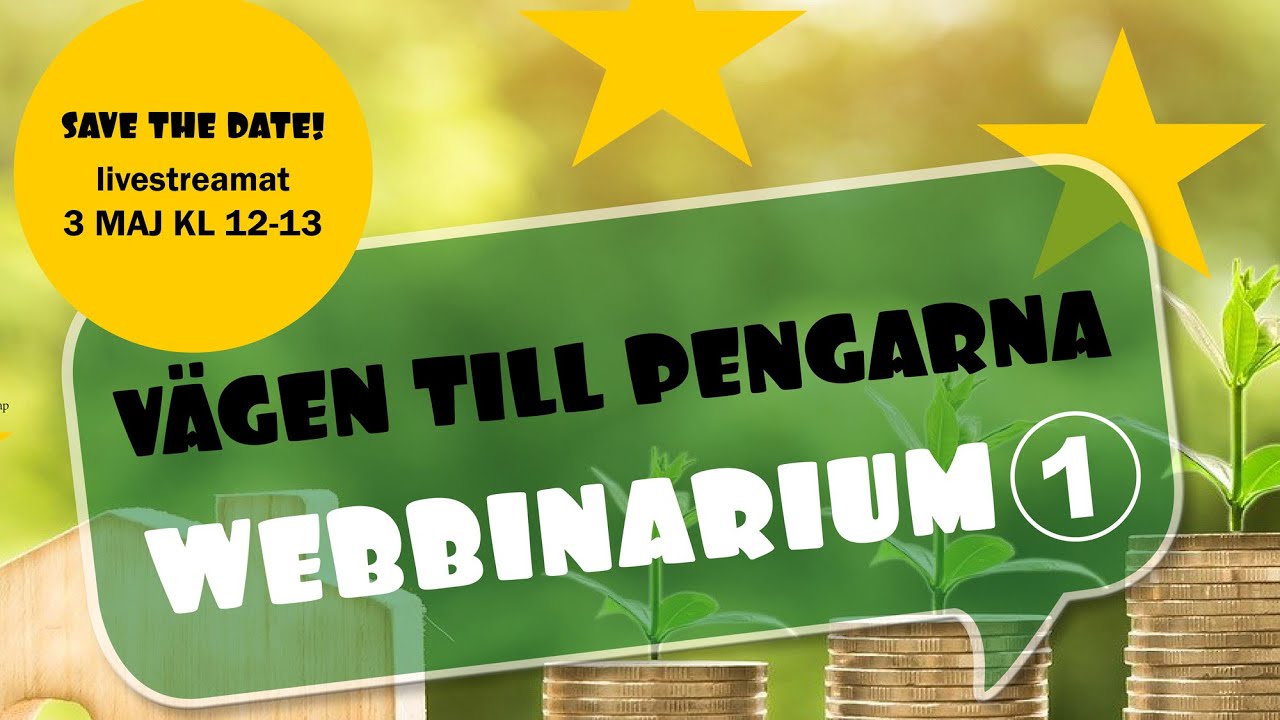 Europa Direkt Sydskåne och Innovationscenter för landsbygden sänder ”Vägen till pengarna 1”