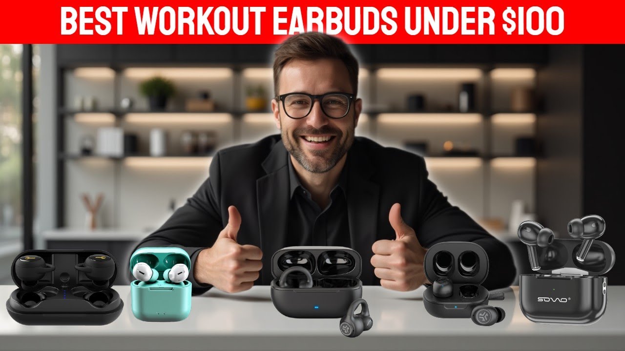 ✅ TOP 10 BEST Workout Earbuds Under $100 in 2025