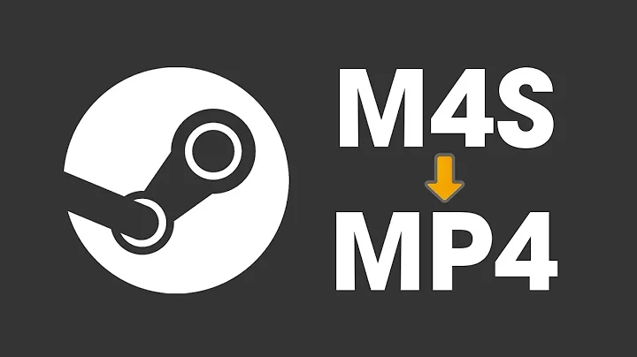 How to Convert M4s to MP4 (STEAM GAME RECORDING FILES)