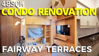 VLOG #94 FAIRWAY TERRACES | 48SQM | CONDO RENOVATION | Life on Site