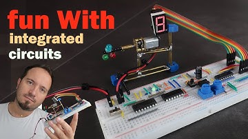 Fun With Integrated Circuits (L293D, CD4013, 555, CD4026)