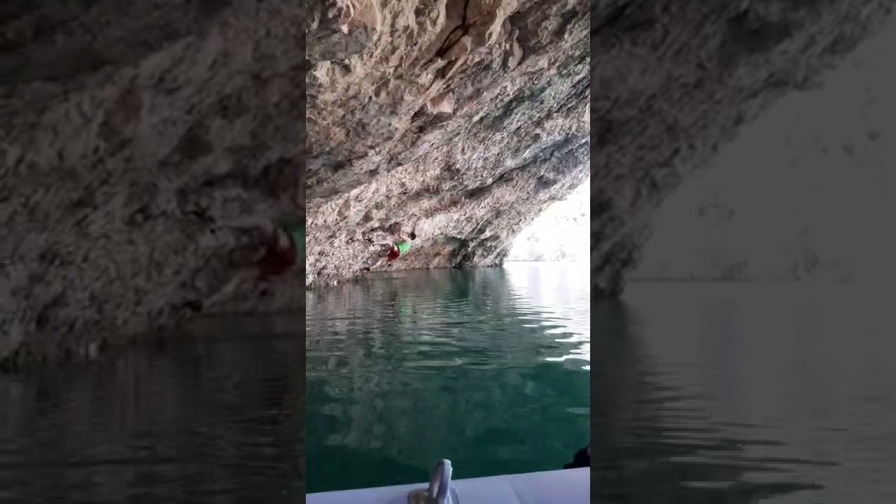 سنگنوردی تو آب 🏊‍♂️🧗❤rock climbing# 