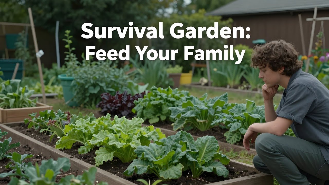 The Backyard Survival Garden : Grow All Your Own Food & Become Self-Sufficient!