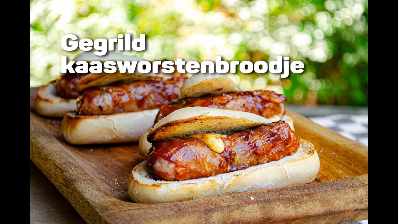 Gegrild kaasworstenbroodje | Camp&Cook TV | koken op de camping
