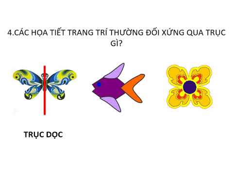 Mỹ thuật Lớp 5 - Bài: Trang trí đối xứng qua trục