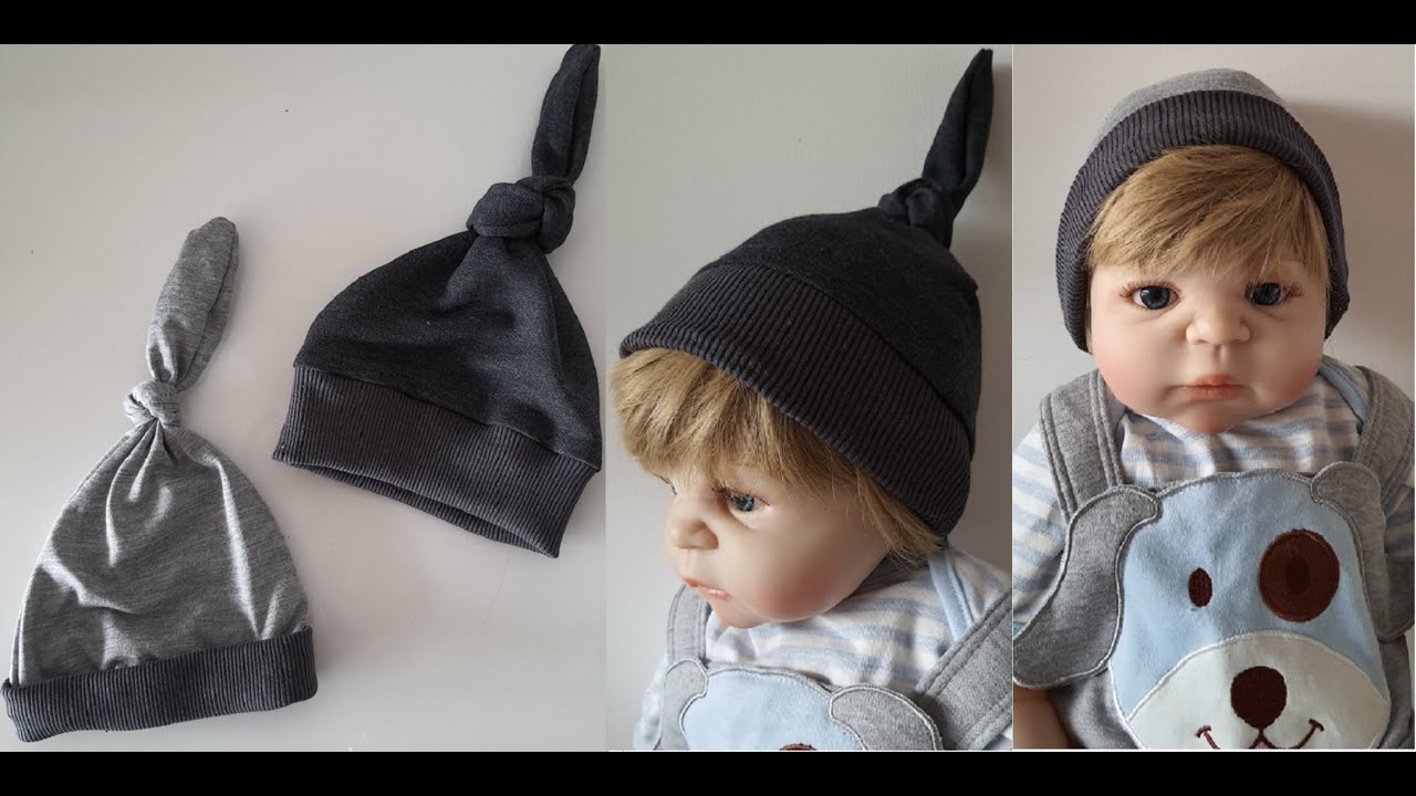 Diy - Touca ou gorro com nó fácil- aula 265