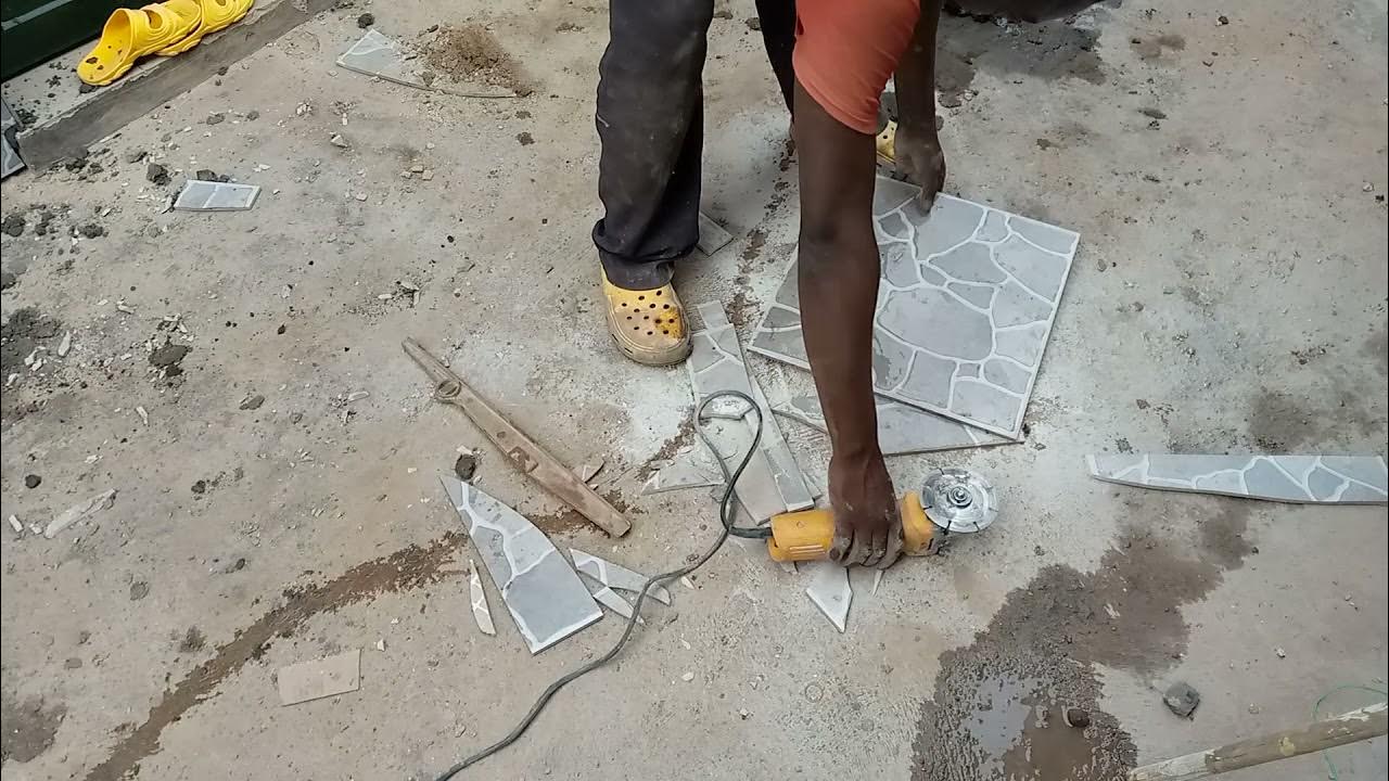 How to cut tiles without tile cutter new skills 2021 YouTube