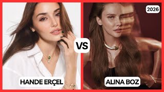 Hande Ercel (Sen Cal Kapimi) vs Alina Boz (Marasli) | Lifestyle Comparison | EvaDoc | 2026