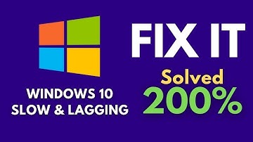 How To Fix Windows 10 / 11 Lagging/Slow Problem Quick Fix