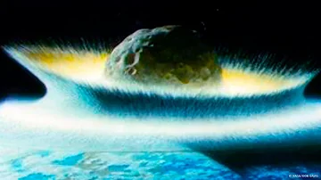 ¿Qué pasaría si un asteroide chocara contra el océano?