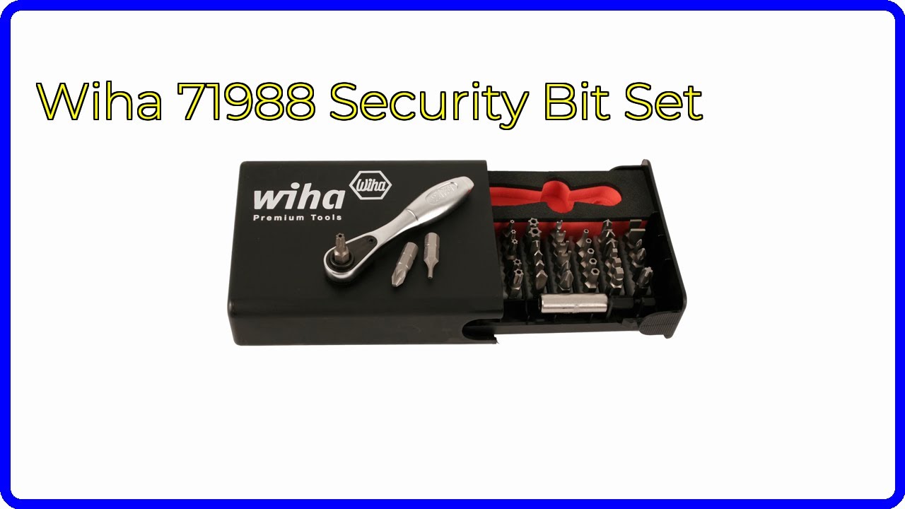 REVIEW (2025): Wiha 71988 Security Bit Set. ESSENTIAL details.