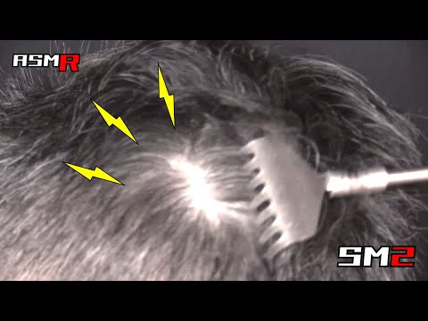 【眠りへと導くアトピー性皮膚炎ASMR】超痒い後頭部を金属孫の手でシャカシャカ掻く音/癒し/リラックス効果/睡眠導入/マッサージ