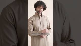 Mens Light Brown Pathani For Ramzan Khuranas
