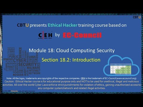 18.2 Cloud Computing Security