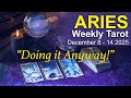 ARIES 'TAKING A CHANCE!" December 8 - 14 2025 Weekly Tarot | Intuitive Spiritual Guidance ✨