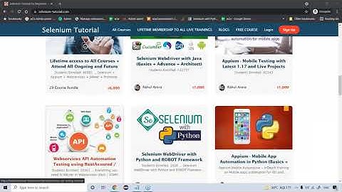 Selenium with Core JAVA Demo session Day 1 - Batch July 2021