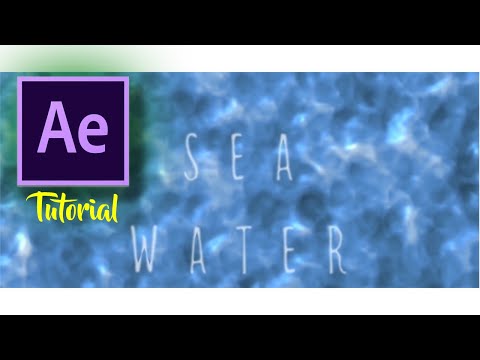 How To Make Realistic Water inside After Effects Tutorial