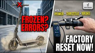 How to Reset Segway Ninebot MAX G2 (Hard Reset & Error Code Fix)