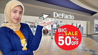 جولة في Defacto  ✌️ (فرع مول مصر ) و Sale up to 50%