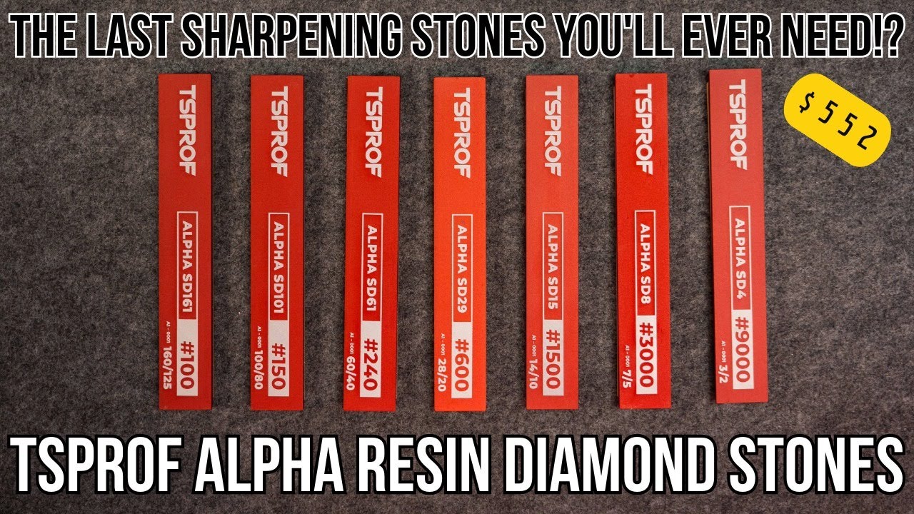 Они честно делают это СЛИШКОМ простым! - Алмазные точильные камни TSPROF Alpha Resin