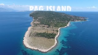Amazing Flyover Pag Island Croatia By Drone