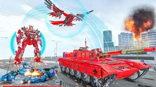 Tank Robot games 2021## Police Eagle Robot Car Games screenshot 3