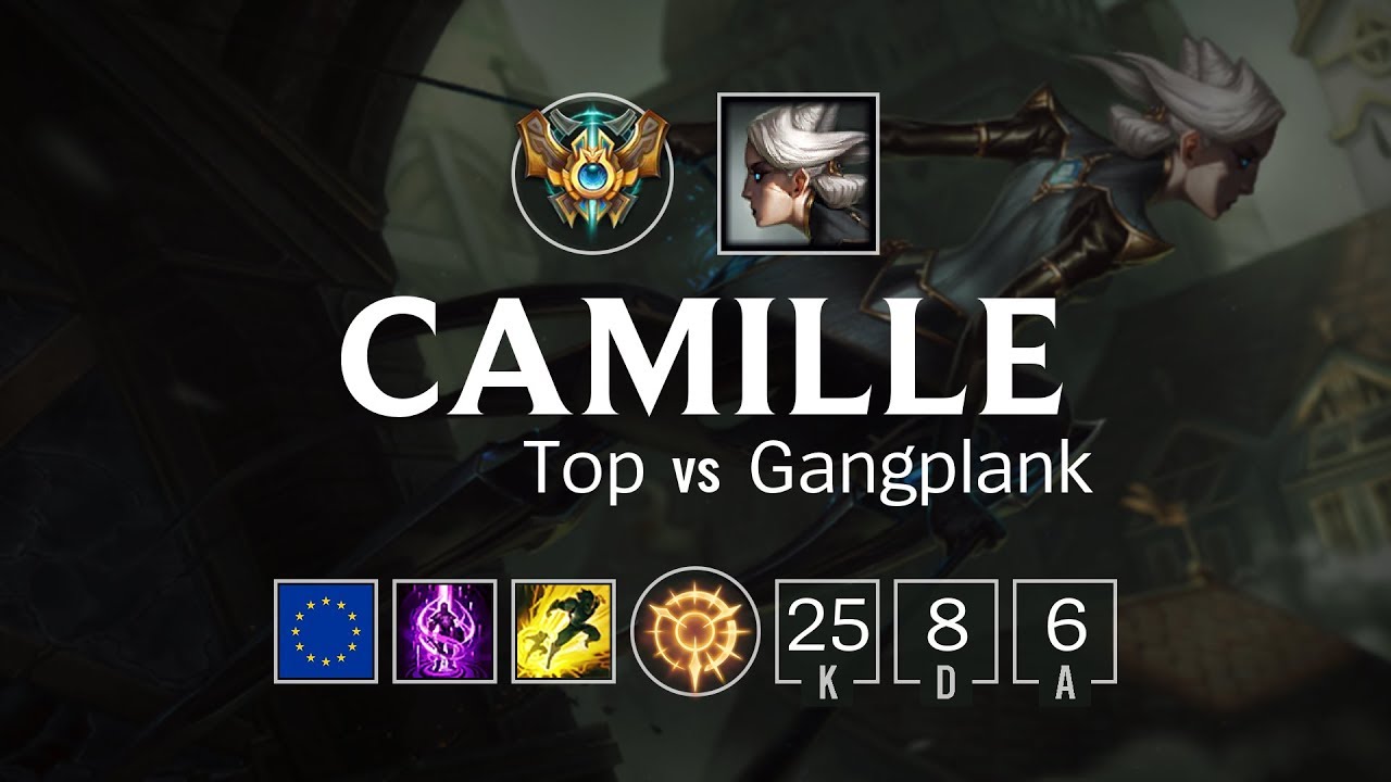 Camille Top vs Gangplank - EUW Challenger Patch 8.11