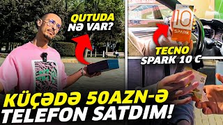 500 AZN-LİK TELEFONU 50 AZN-Ə VERDİM!!! / TECNO SPARK 10C