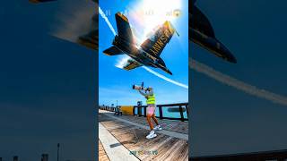 🚀 Extreme Jet Flyby Caught on Camera! ✈Fighter Jet Passes Overhead 😱 #AirShow #Shorts