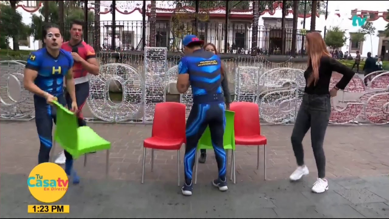 Los Wapayasos juegan a las Sillas en Tu Casa tv