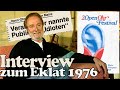 Capture de la vidéo Hannes Wader (1999) Über Eklat Beim Open Ohr Festival 1976 (Tv-Interview)